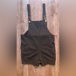 Amazon Black Short Overalls/Romper